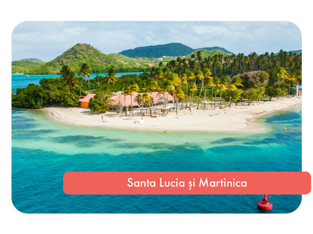 Sejur combinat in Santa Lucia si Martinica