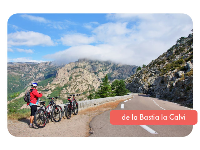 Tur cu bicicleta de la Bastia la Calvi, Corsica de Nord