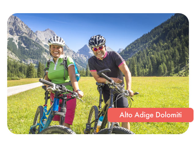 Tur cu bicicleta in Alto Adige Dolomiti