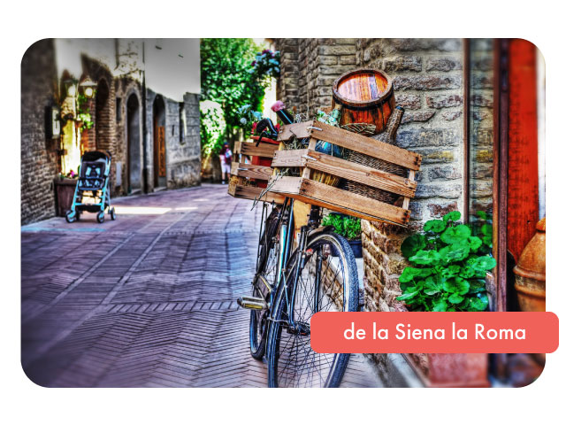 Tur cu bicicleta de la Siena la Roma