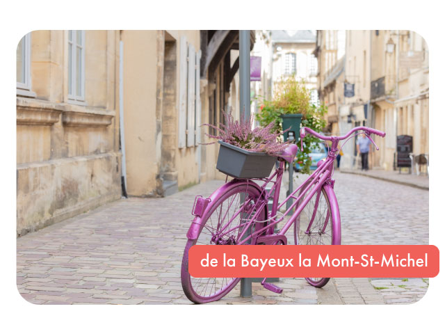 Tur cu bicicleta de la Bayeux la Mont-St-Michel