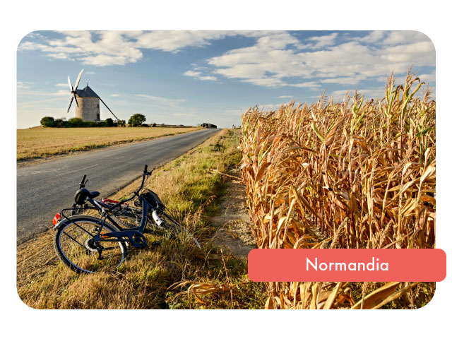 Tur cu bicicleta pe plajele Normandiei