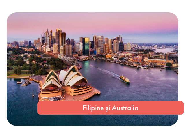 Sejur combinat in Filipine si Australia