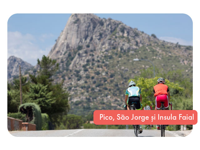 Tur bicicleta in Pico, São Jorge si insula Faial