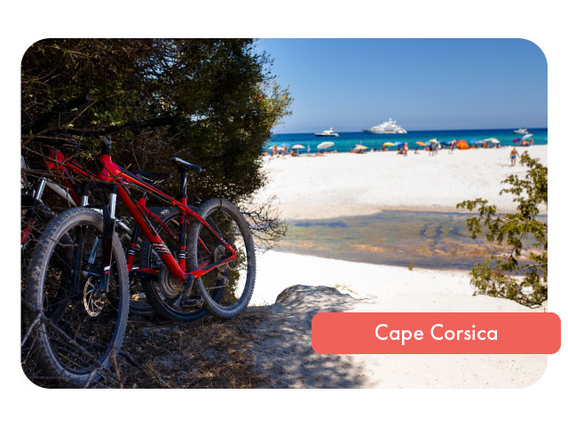 Tur cu bicicleta Cape Corsica (Cele mai frumoase locuri)