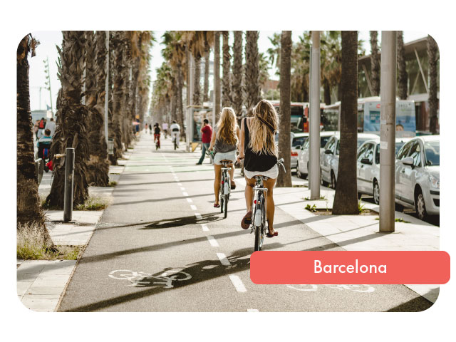 Tur bicicleta in Barcelona, Spania
