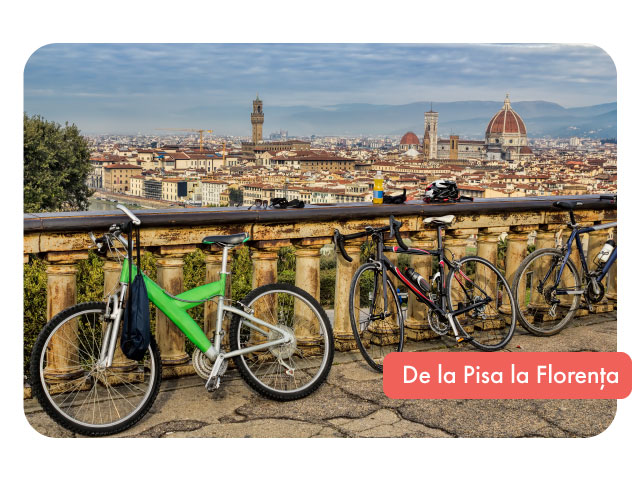 Tur cu bicicleta de la Pisa la Florenta