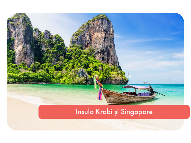 Sejur combinat in Insula Krabi si Singapore